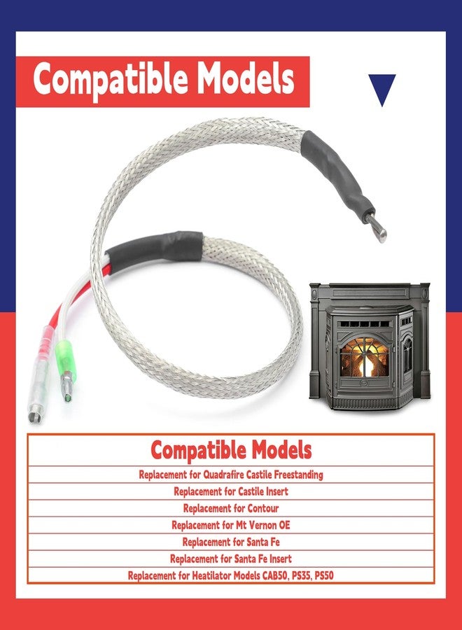 Dusledel 812-4470 Thermocouple Replacement for Quadrafire Castile for Contour for Mt Vernon for Santa Fe for Quadrafire CAB50 PS35 PS50 - Image 3